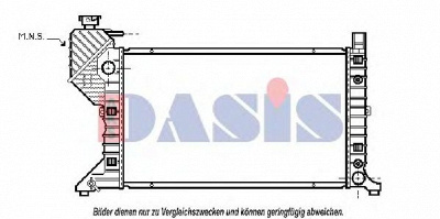 AKS DASIS 132130n -  Радиатор, охлаждение двигателя